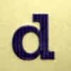 card letter d