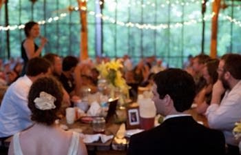 Midwest Camp inspired wedding
