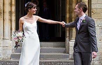 Simple British Church Wedding