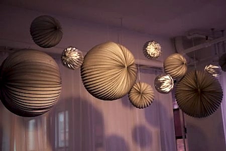 handmade paper wedding decor