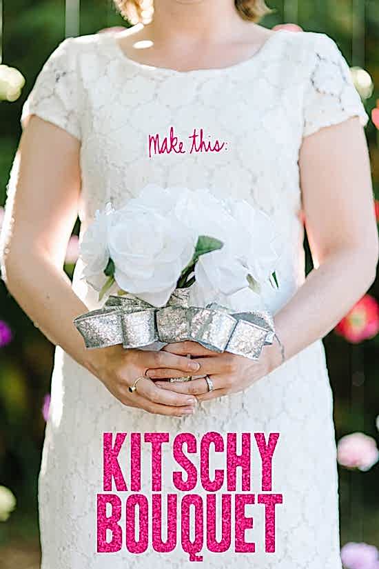 Kitschy Bouquet Tutorial | A Practical Wedding (8)