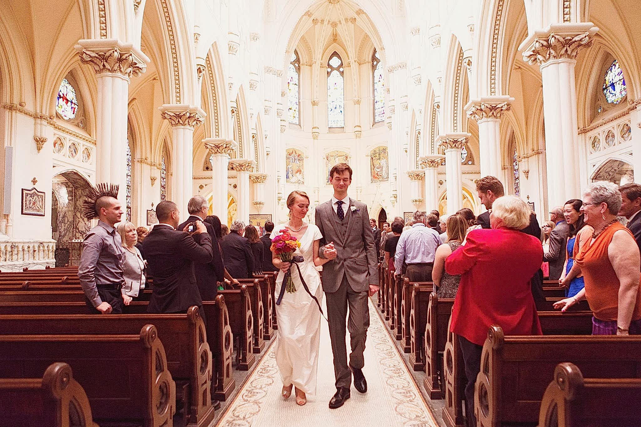 April & Scott's Gorgeous Catholic Church Wedding | A Practical Wedding (12)