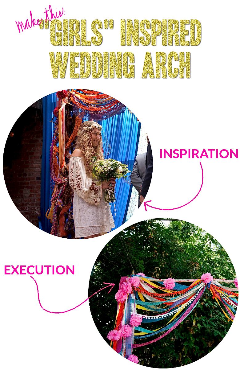 GIRLS INSPIRED WEDDING ARCH | A PRACTICAL WEDDING