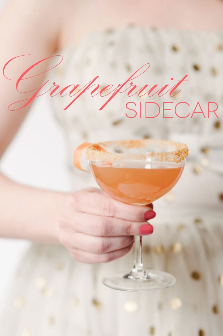 Grapefruit Sidecar Recipe | A Practical Wedding