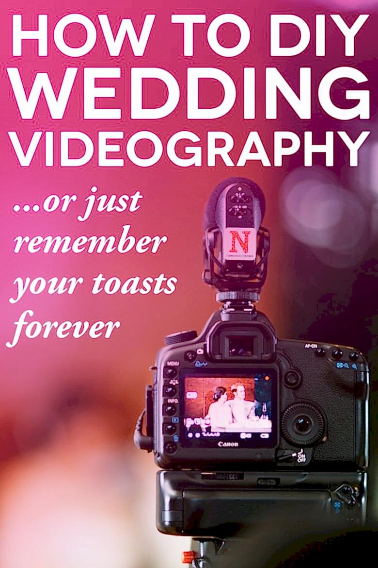 diy wedding videography tips