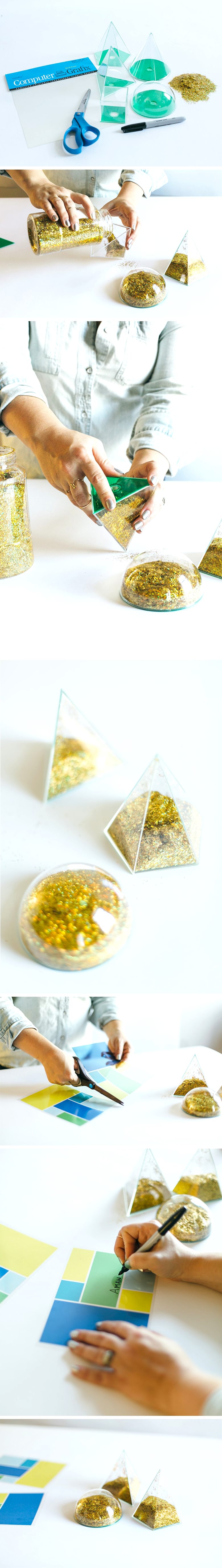 Modern Geometric Place Settings Steps