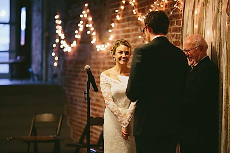 How Everyone Chipped In To Manifest Our Romantic LA Unique Space Wedding