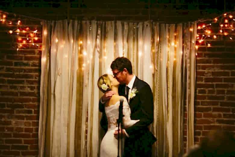 How Everyone Chipped In To Manifest Our Romantic LA Unique Space Wedding