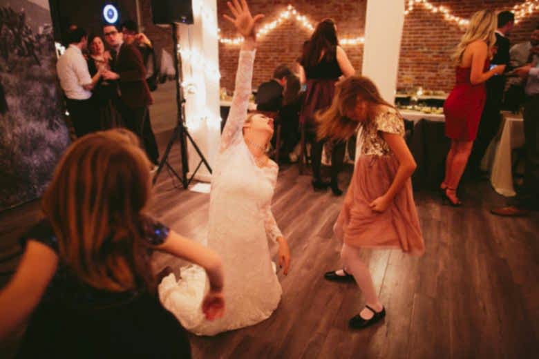 How Everyone Chipped In To Manifest Our Romantic LA Unique Space Wedding