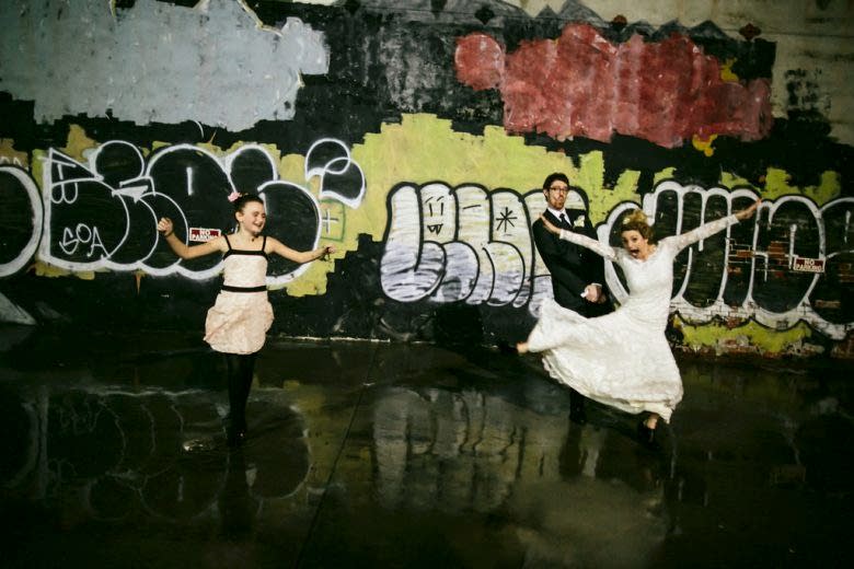 How Everyone Chipped In To Manifest Our Romantic LA Unique Space Wedding