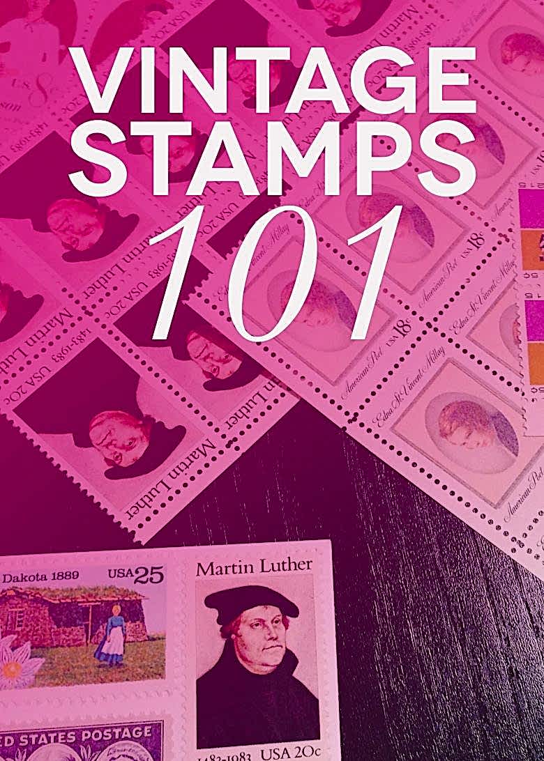 Bargain Hunting: eBay Vintage Stamps for My Wedding Invitations