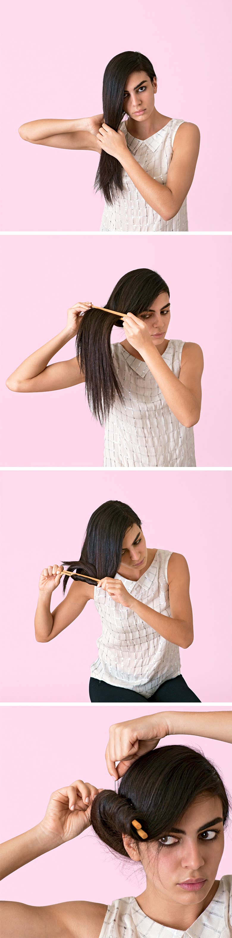 sideswept roll tutorial