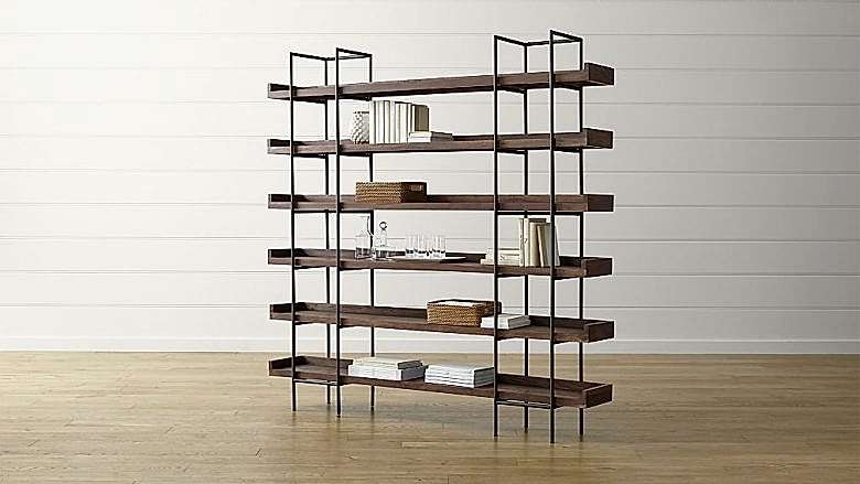 iron and wood shelf