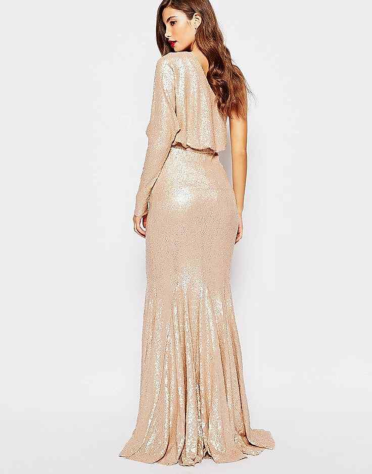 Sequin maxi wedding dress | A Practical Wedding