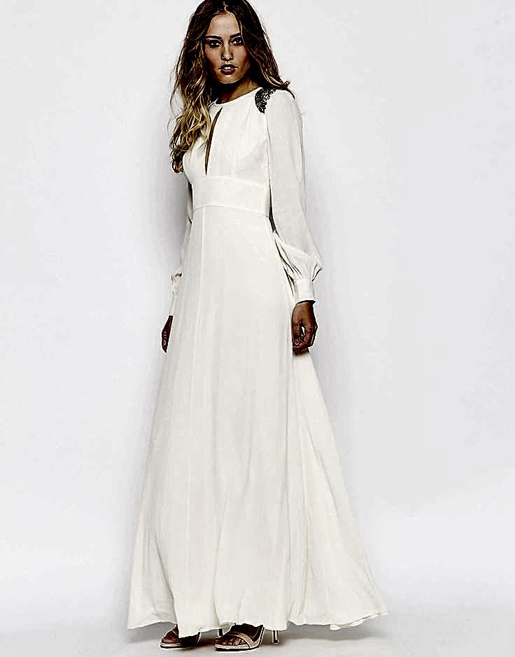 Maxi wedding dress | A Practical Wedding