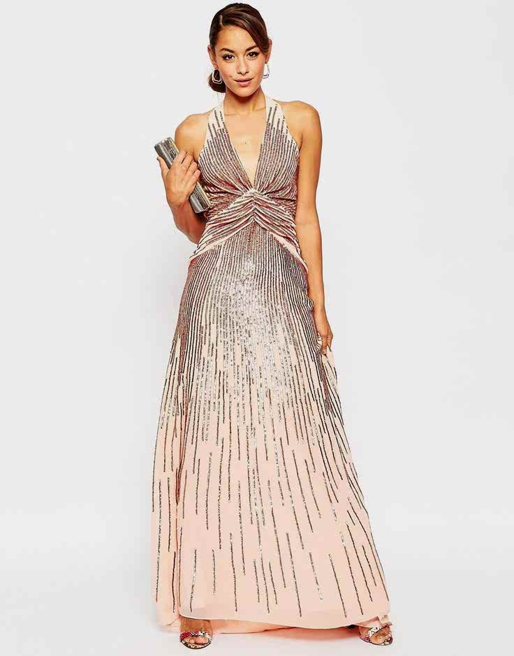 Sleeveless rose colored wedding dress | A Practical Wedding