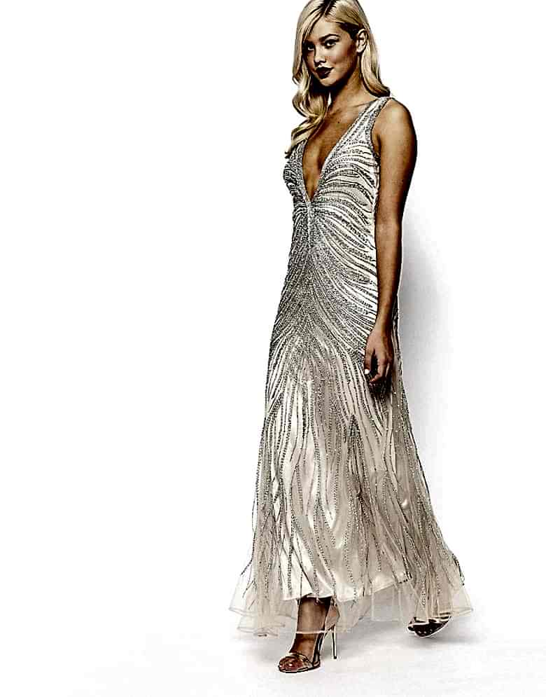 Embellished maxi wedding gown | A Practical Wedding