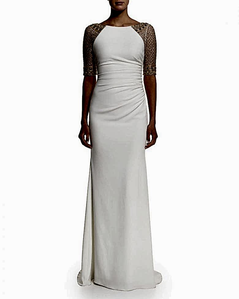 Beaded sleeve wedding gown | A Practical Wedding