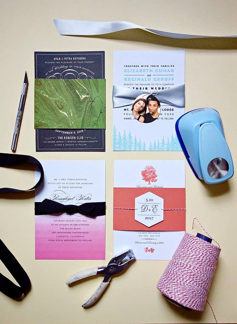 wedding invitation options