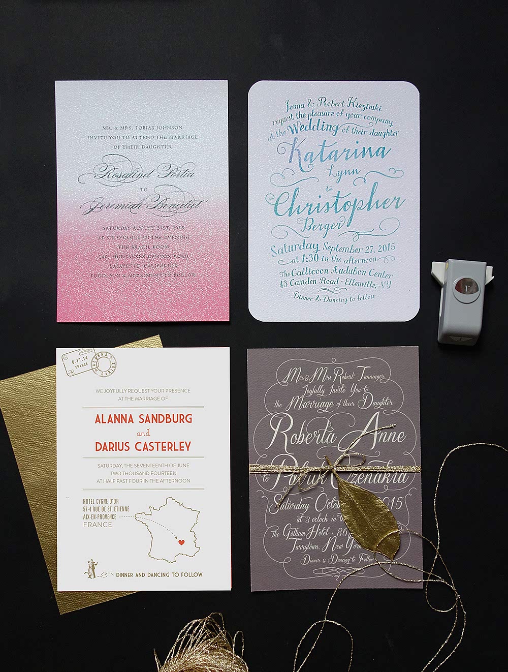 embellishments for wedding invitations