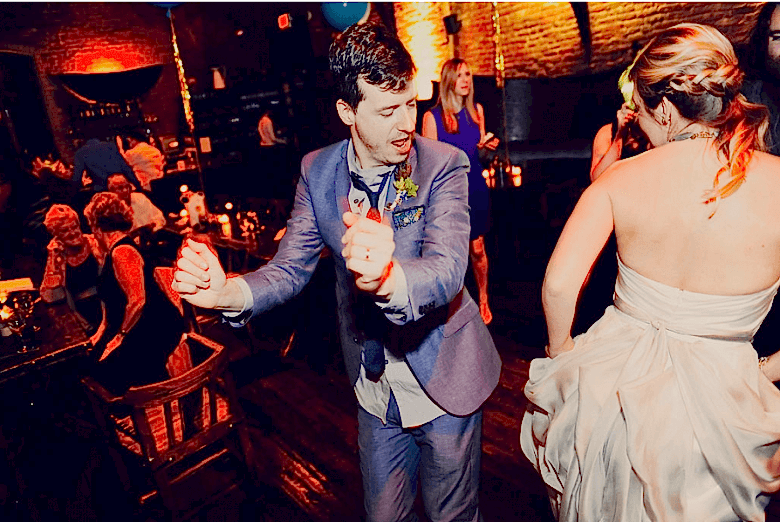 couple dancing at wedding