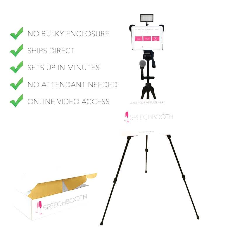 image graphic of speechbooth kit and box