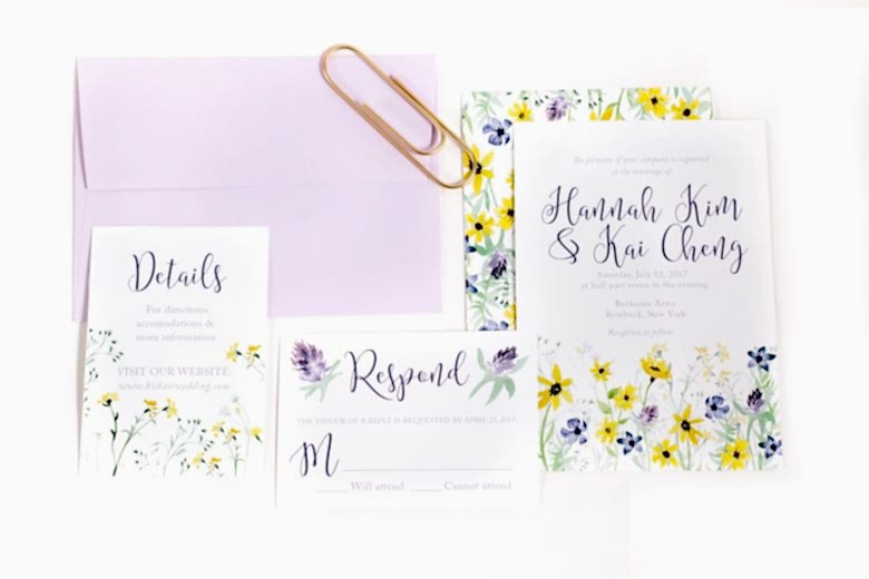 bojack studios wedding invitation suite
