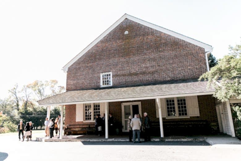 shot of wedding venue from outside