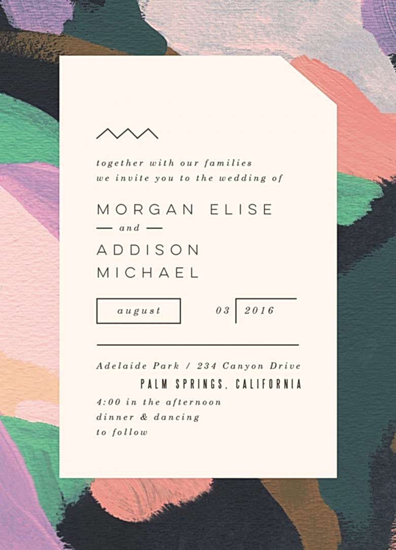 adagio wedding invitation by minted