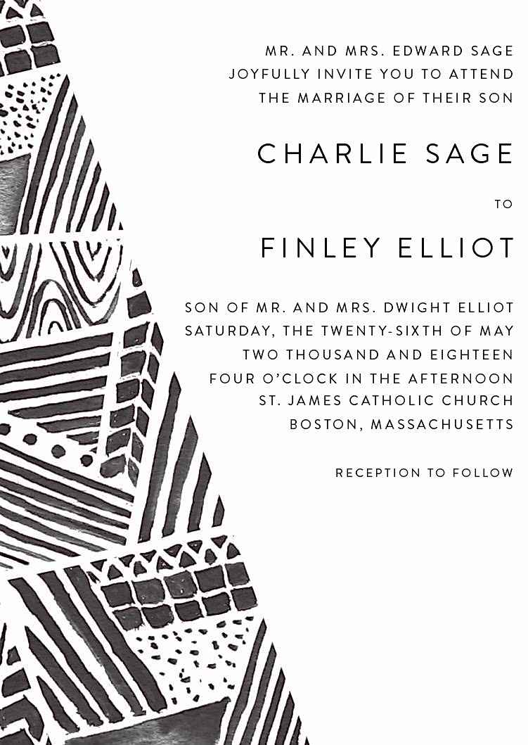 anthropology wedding invitation by minted