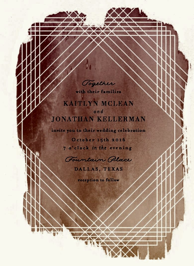 masked wash wedding invitation by minted