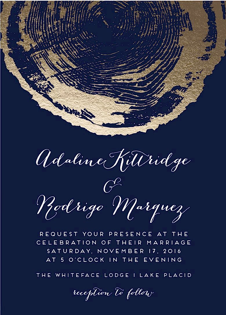 ponderosa wedding invitation by minted