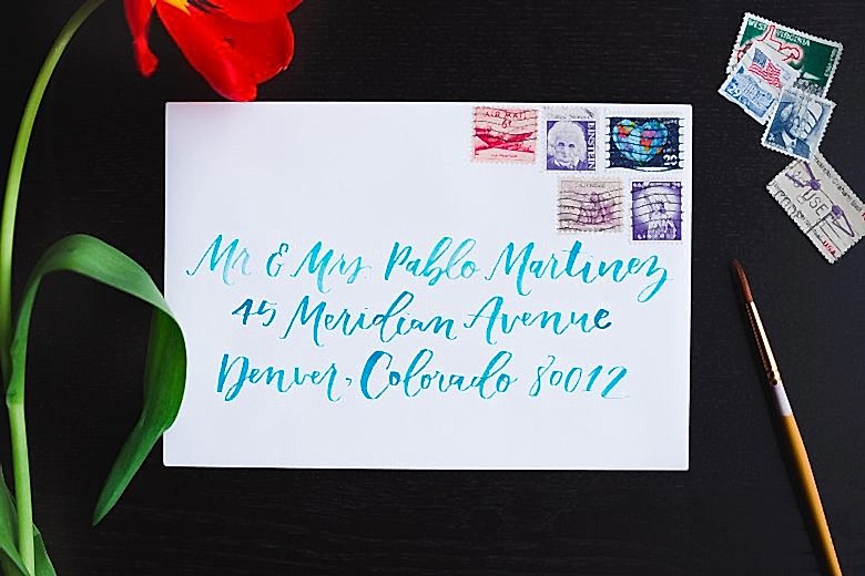 Manayunk Calligraphy Styles - Gimlet envelope