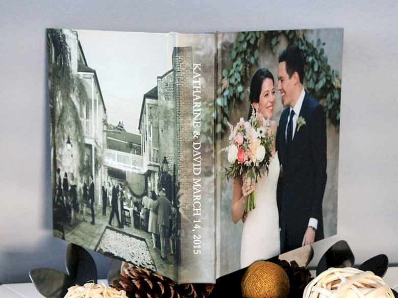 Wrap cover wedding album 