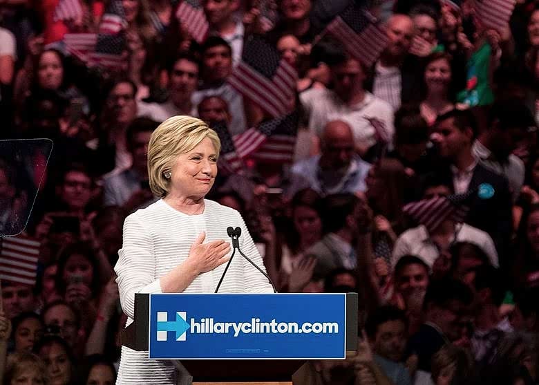 hillary clinton at nominee speech