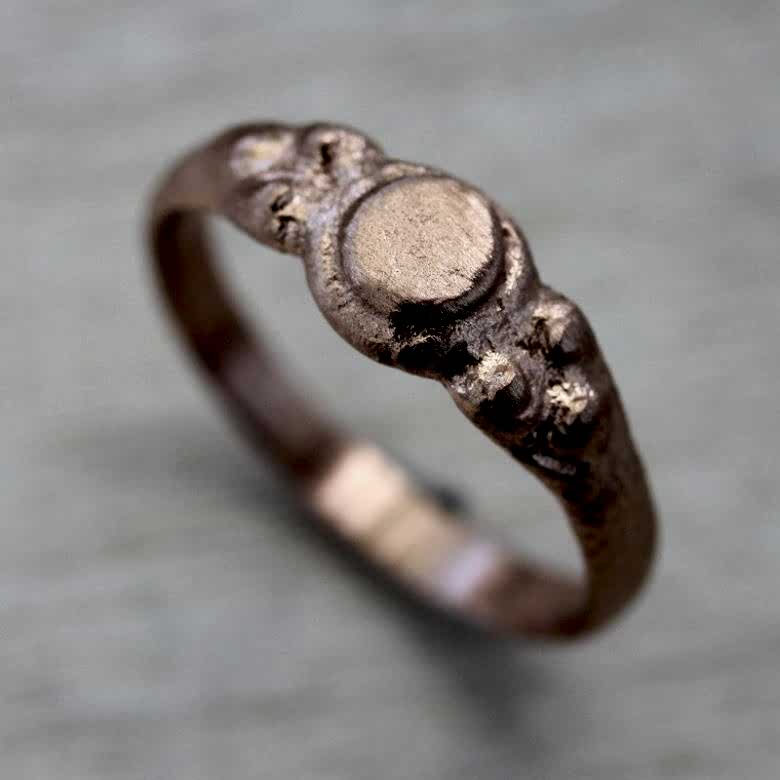 14k_Rose_Gold_Dot_Ancient_Ring