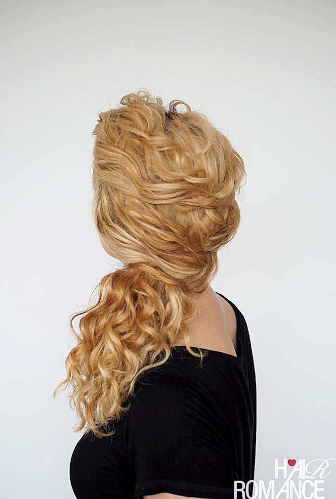 curly half up half down bridesmaid tutorial