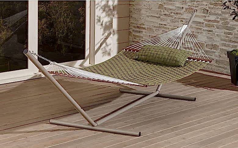 crate and barrel woven hammock