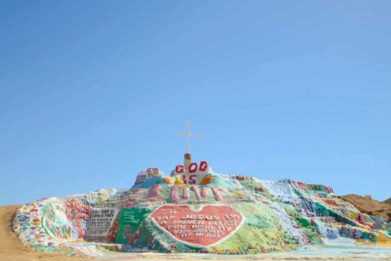 photo of god is love in palm springs