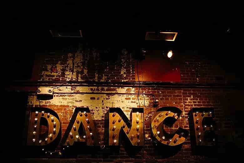wedding sign that says dance