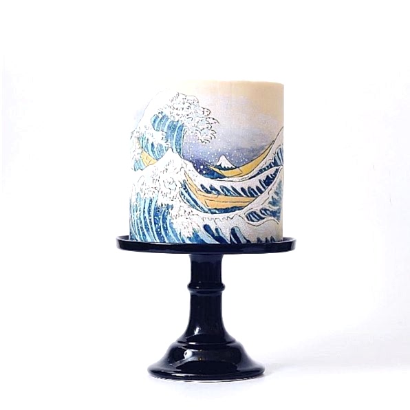 tidal wave wedding cake