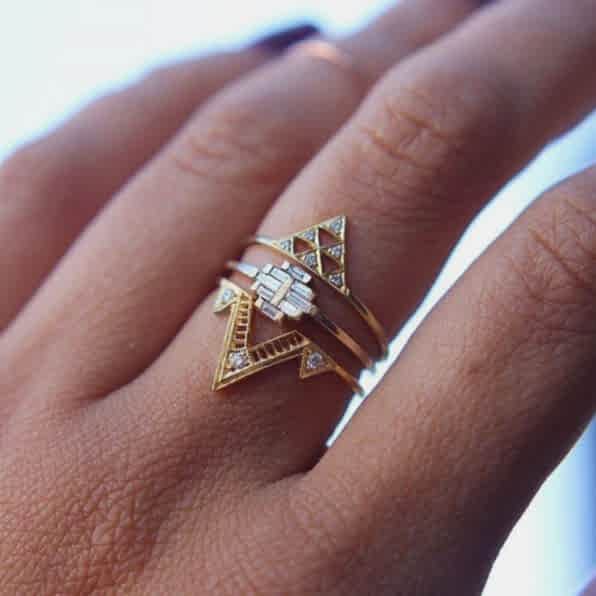 stackable geometric rings