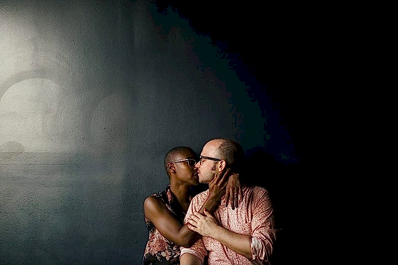 couple kissing each other