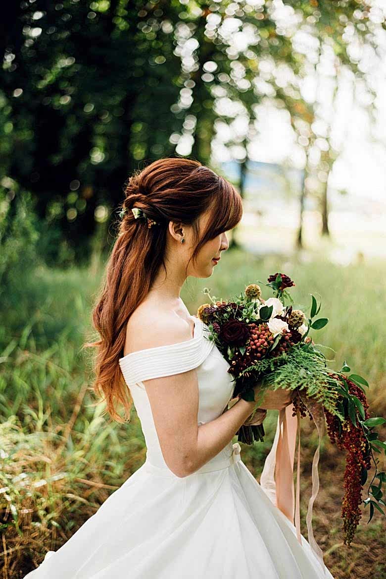 bride on wedding day