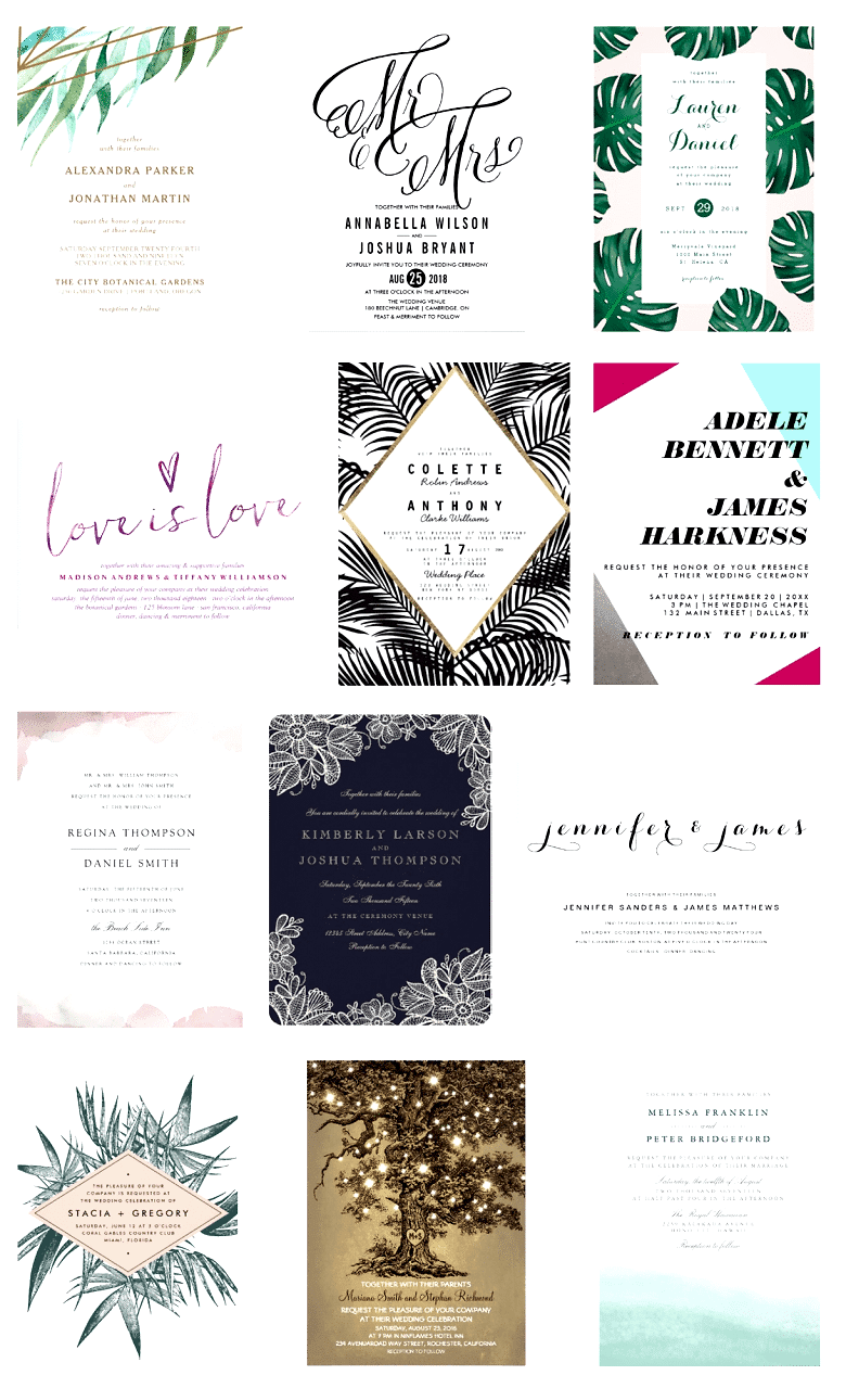 zazzle wedding invitations