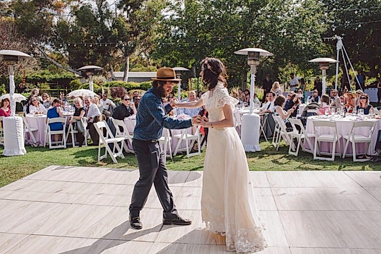 a couple during their first dance