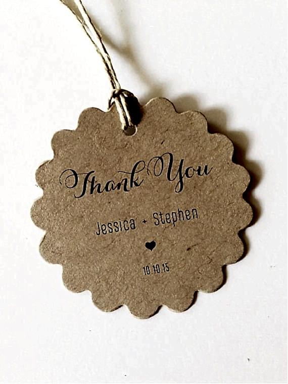 thank you wedding cheer favor tags