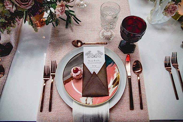 alternative WOC styled wedding shoot