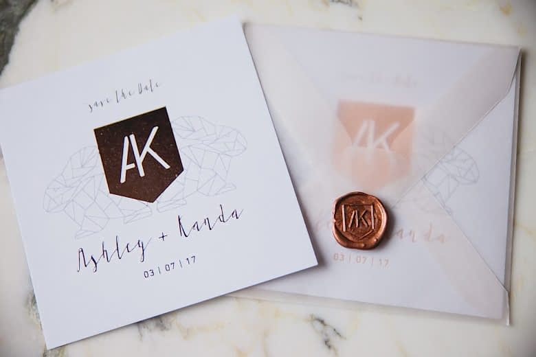 alternative WOC styled wedding shoot