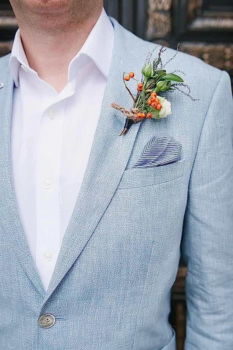 second groom's boutonniere